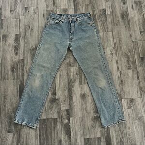 Levi’s 501 Made in USA Women’s 31 Light Blue Straight Jeans